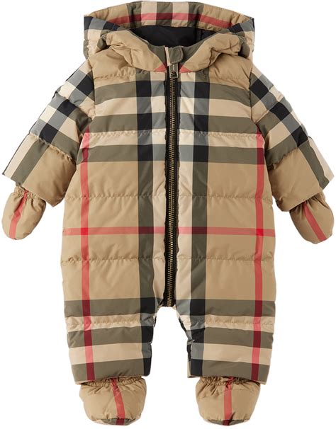 burberry baby boy snowsuit|calvin klein baby snowsuit.